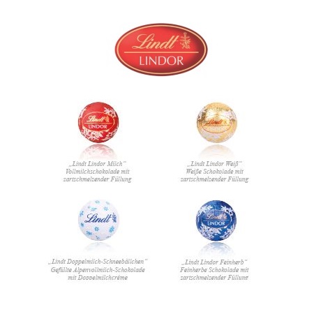 Füllvarianten 3D Adventskalender Lindt Bus mit Logo
