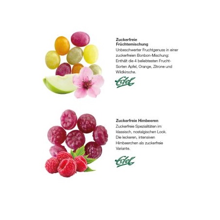 Füllvarianten Edel Bonbon zuckerfrei Paperbox mit Logo