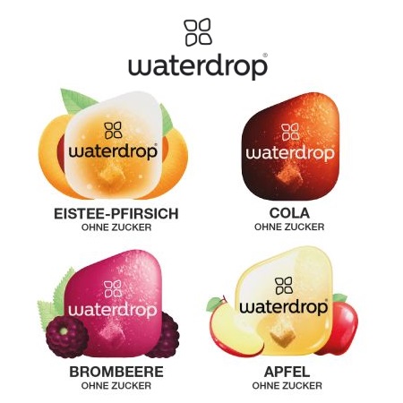 Füllvarianten Tisch-Adventskalender Waterdrop mit Logo