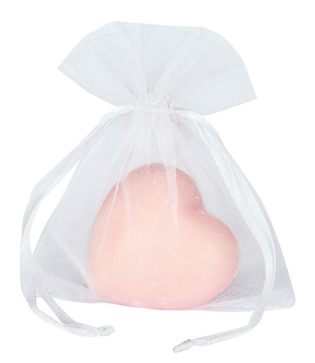 Herzseife Pfingsrose als Werbegeschenk