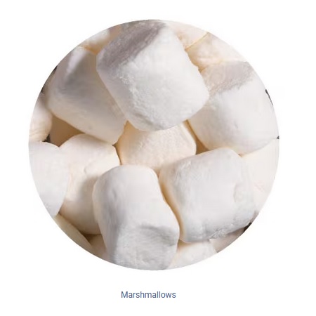 Inhalt Dose 0,6 Liter mit Marshmallows mit Logo