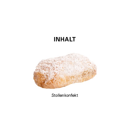 Inhalt Stollenkonfekt mit Edelmarzipan  mit Logo