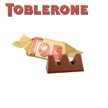 Inhalt TOBLERONE Minis in Präsentbox Dreieck