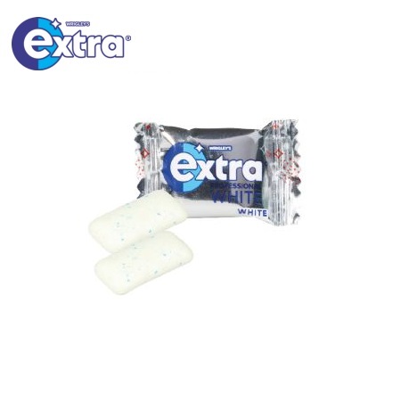 Inhalt Werbebriefchen fresh Wrigley´s Extra White Kaugummi