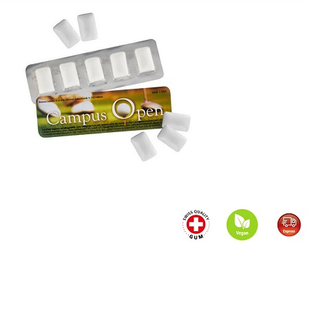 Kaugummi im Blister mit Logo