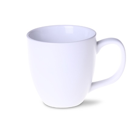 Keramikbecher Americano PURE weiß mit Logo
