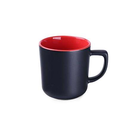 Tassen bedrucken Logo Rico Supreme schwarz-rot