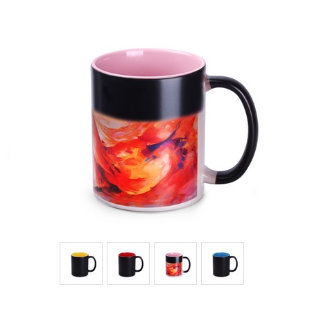 Keramikbecher Tomek Magic Satin mit eigenem Logo