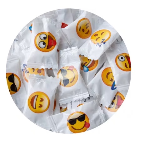 Lieferwagen Emoji fruit Traubenzucker mit eigenem Logo