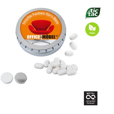 MINI-Drück-mich-Dose tic tac FRESH MINTmit Logo