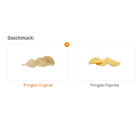 MINI PRINGLES 40g mit Werbung