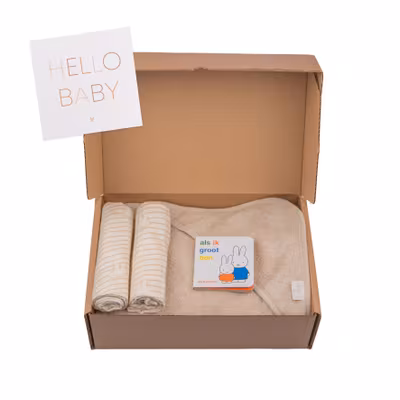 Miffy Geburtsgeschenkset S mit Logo