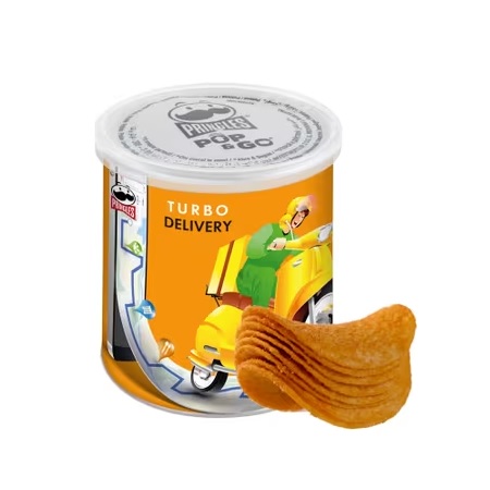 Mini Pringles Paprika mit Logo