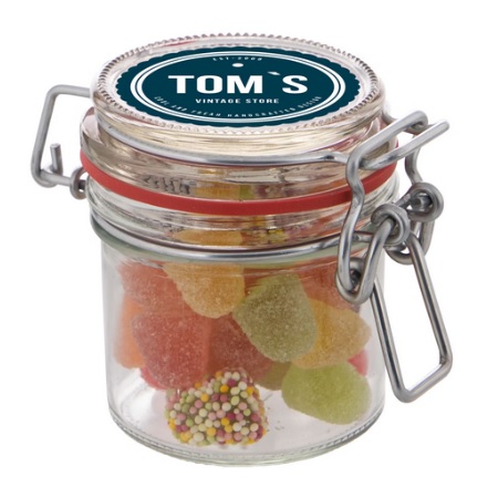 Mini Weckglas 0,13 Liter mit Logo