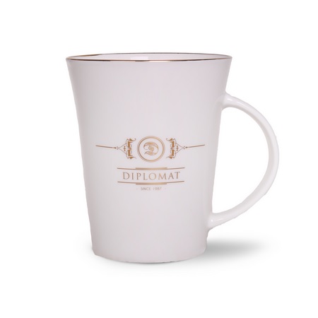Porzellanbecher New Bone China Trend mit eigenm Logo oder Werbung bedrucken