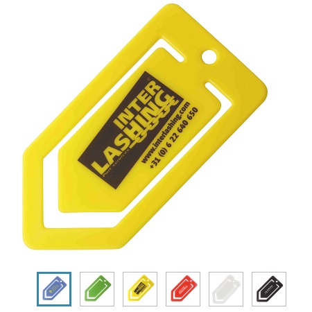 Notizklammer Pfeil 15 cm bedruckt mit Logo