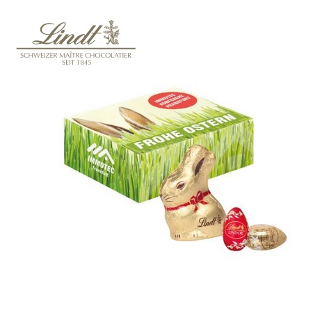 Oster-Präsentbox mit Lindt und Logo