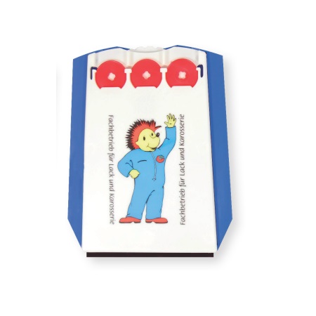 Parkscheibe mit 3 EK-Chips TRIPLE-CHIP mit Logo