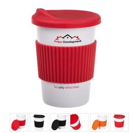 Porzellanbecher Play&Go mit individueller Werbung