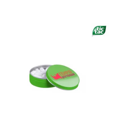 Runde Dose Tic-Tac mit Logo oder Werbung