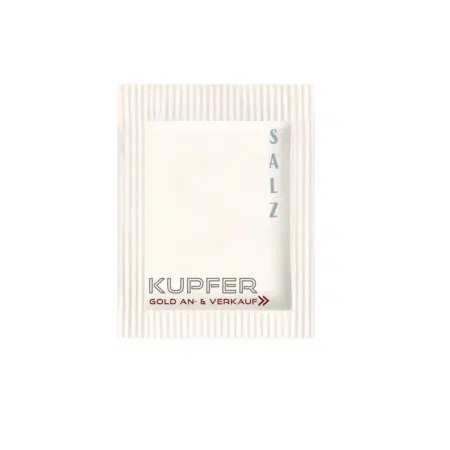 Salz-Sachet jodiert Individuell mit bedrucktem Logo