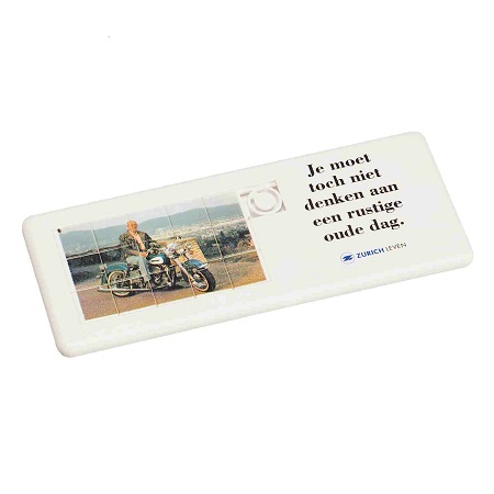 Schiebespiel lang bedruckt als Werbegeschenk