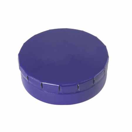 Taschenaschenbecher Dose blau bedrucken lassen Logo