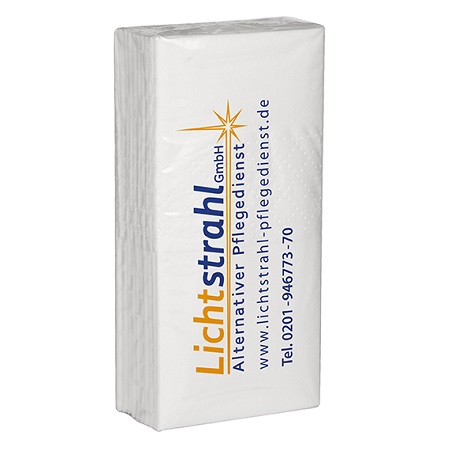 Taschentücher Tampondruck als Werbeartikel
