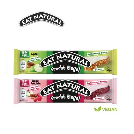 Varianten EAT NATURAL Frucht Riegel mit Logo