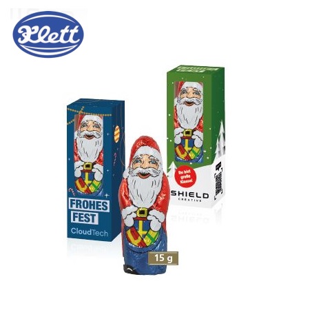Weihnachtsmann von Klett 15g mit Logo