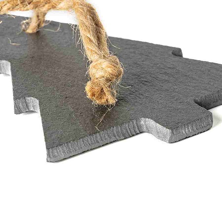 Weihnachtsschmuck aus Schieber als Werbegeschenk