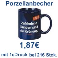 Kaffeebecher Tomek Classic dunkelblau