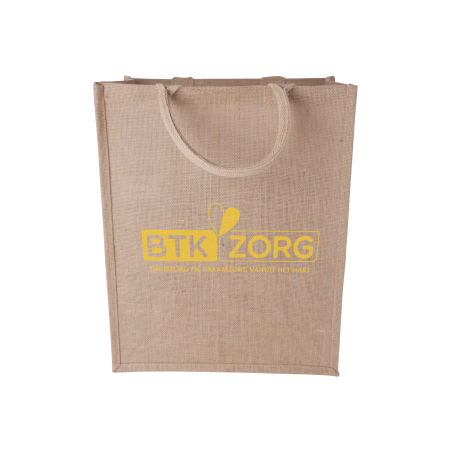 Jutetasche Hochformat mit Logo