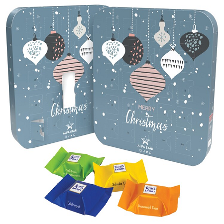Appventskalender Maxi Eco Ritter Sport Schokowürfel