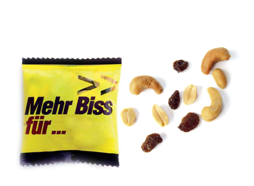 Studentenfutter mit Werbedruck: WERBEARTIKEL, WERBEMITTEL und ...