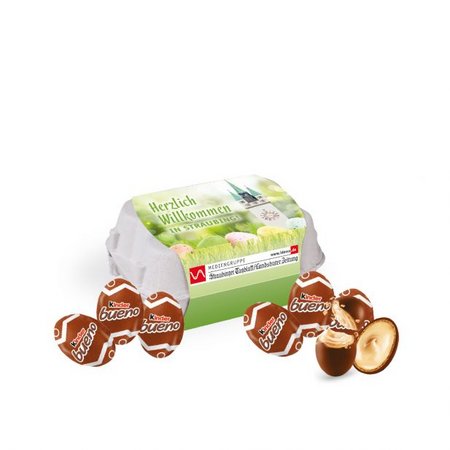 Schoko-Eier 6er-Set Kinder bueno mit Werbedruck