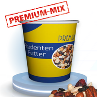 Premium Studentenfutter 40g im Mini Snackbecher mit Werbung