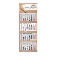 4 Block Wandkalender XXL 4 mit Logo oder Motiv als Werbemittel bedrucken