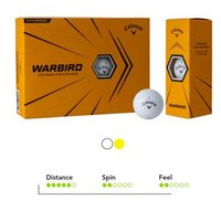 Callaway Warbird Golfball mit Logo oder Werbung bedruckt
