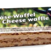 Bedruckte Käsewaffel