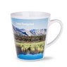 Keramiktasse Latte Art mit Werbedruck