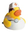 Quietsche-Ente Krankenschwester mit Logo
