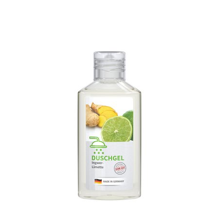 50ml Flasche Duschgel Ingwer-Limette als Werbegeschenk