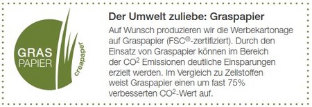 Umwelt Info Graspapier