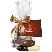 Mandel-Schoko Trio mit individuellem Werbedruck
