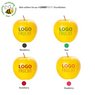 Apfel Gelb mit Werbedruck oder Firmenlogo bedrucken als nachhaltiges und vitaminreiches Werbemittel