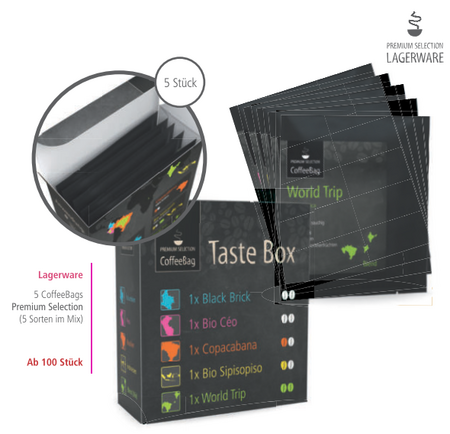 TasteBox Premium Selection - Kaffee mit Werbedruck