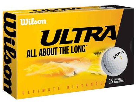 Golfball Wilson Ultra Ultimate Distance mit Werbedruck