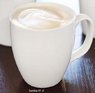 Porzellan Kaffeebecher Sambia 43cl in weiß