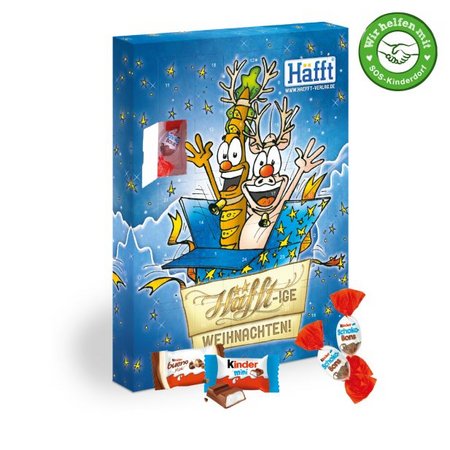 Adventskalender kinder mit Werbedruck